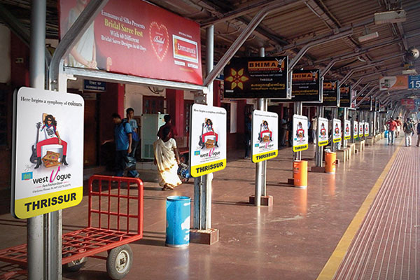 railway foot over bridge advertising company mumbai